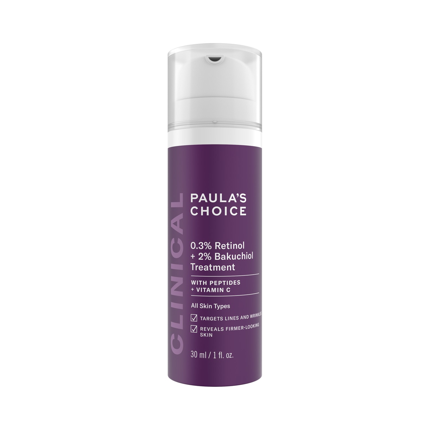 Paula's Choice Clinical 0.3% Retinol + 2% Bakuchiol Treatment