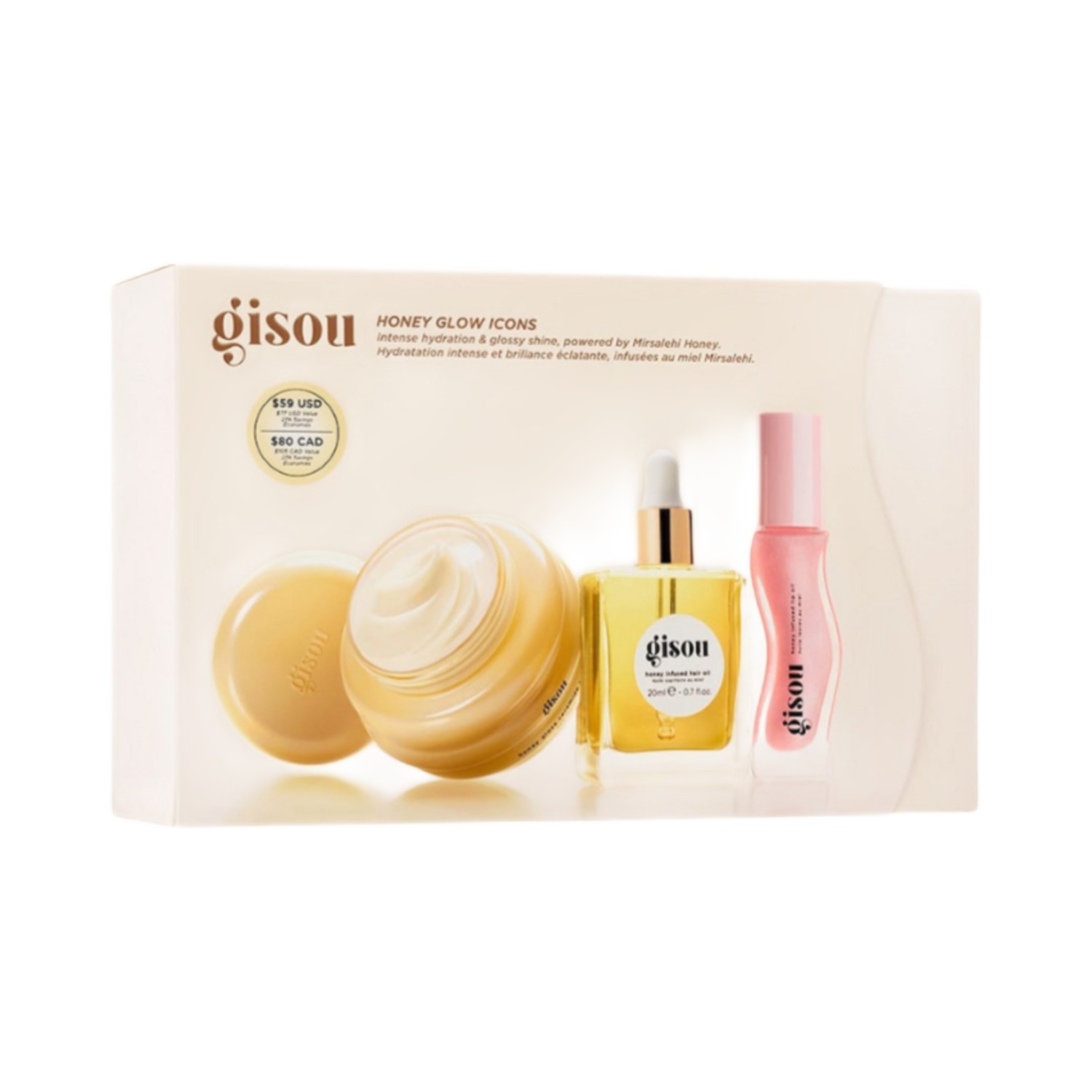 Gisou Honey Glow Icons Set