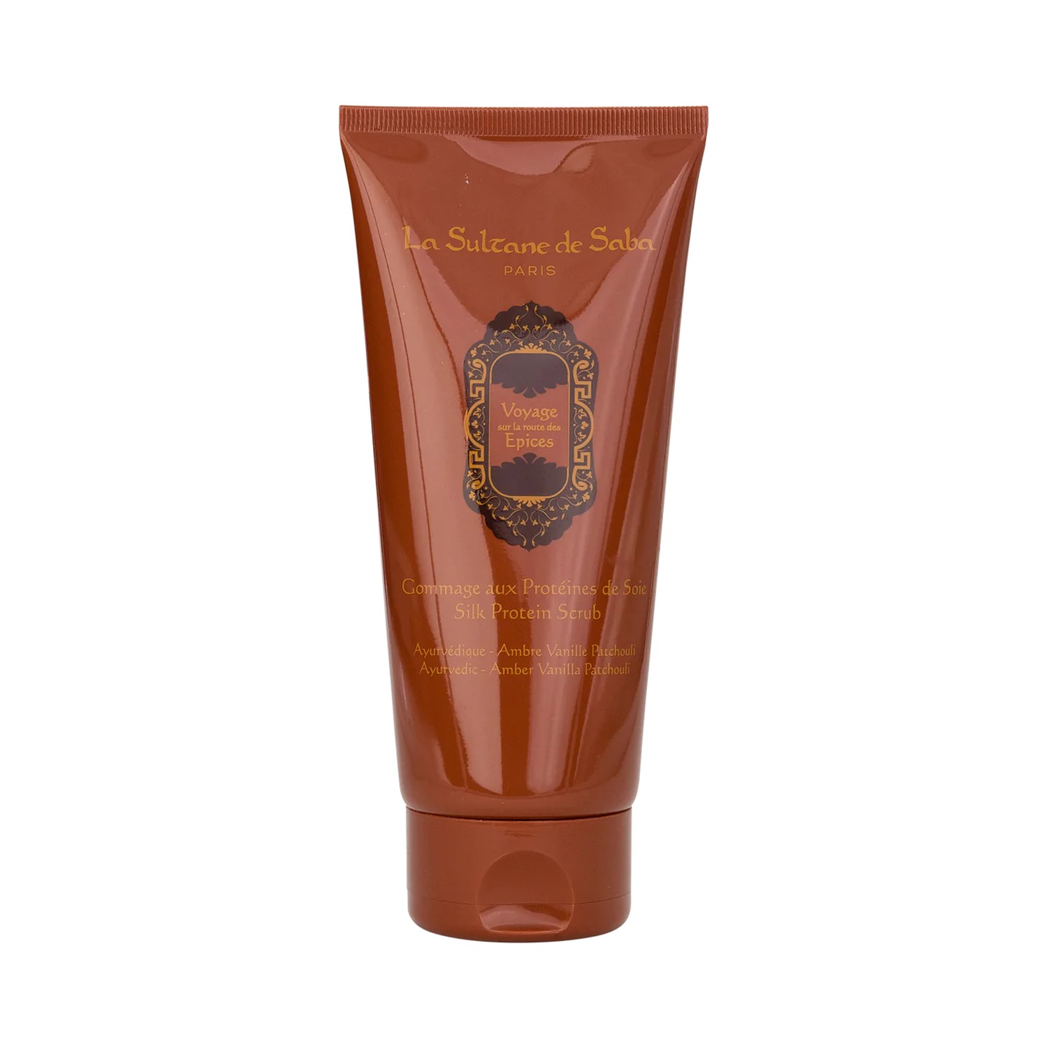 La Sultane de Saba Amber Vanilla Patchouli Silk Protein Scrub