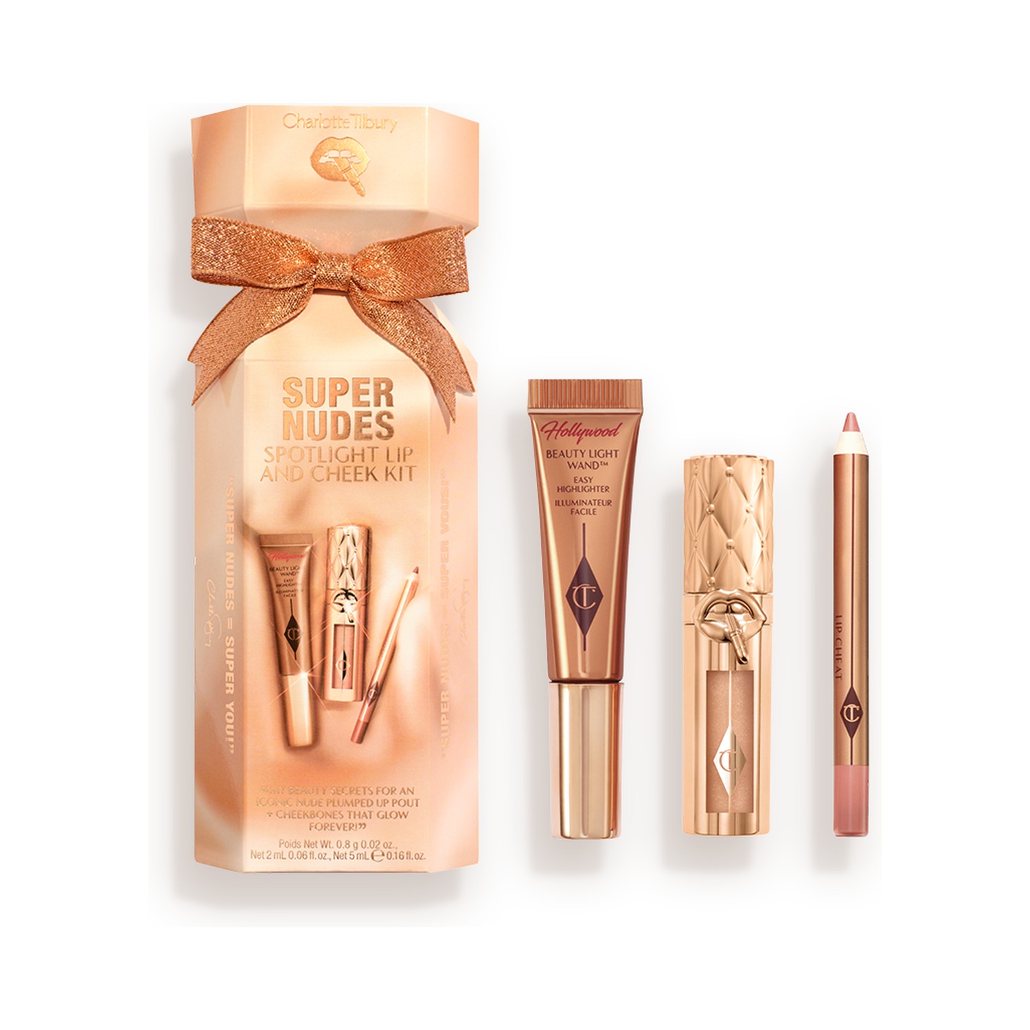 Charlotte Tilbury Super Nudes Spotlight Lip and Cheek Kit